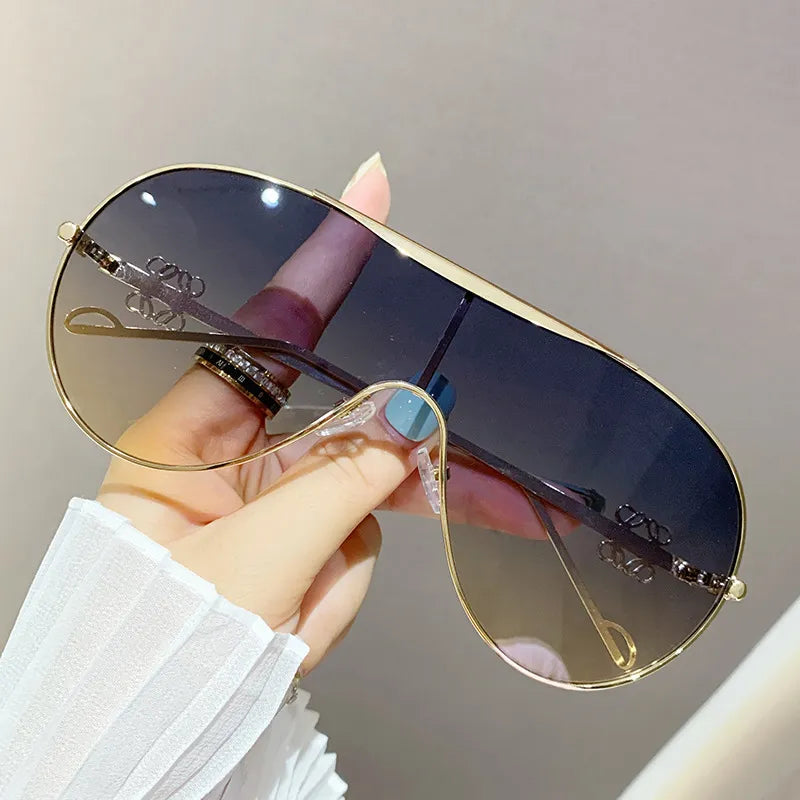 Gradient Aviator Sunglasses styleB One Size - Fashorio