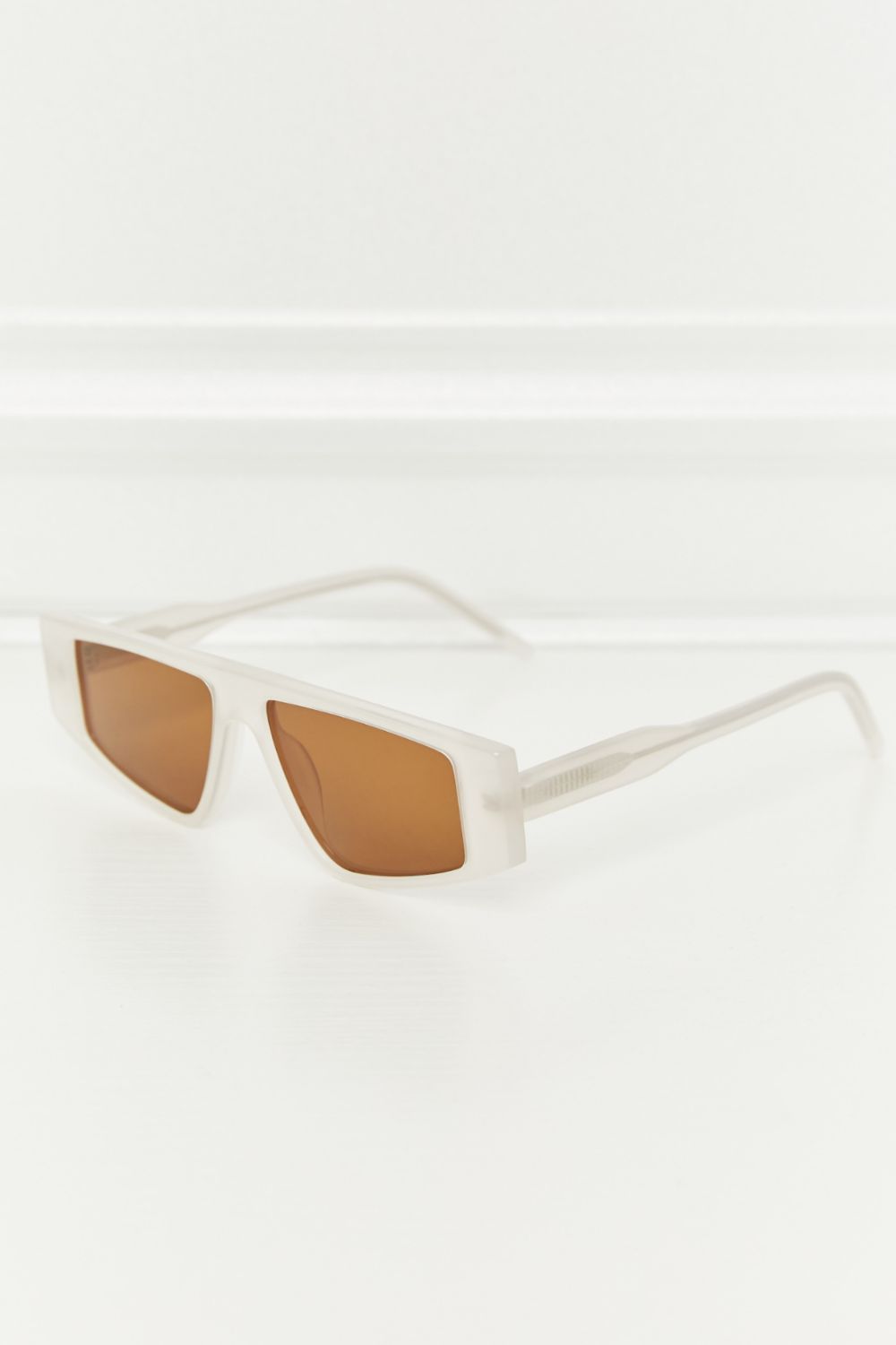 Geometric TAC Polarization Lens Sunglasses Caramel One Size - Fashorio