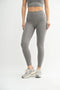 MONO B Venice Cloud Light Contour High-Waisted Leggings NEW PEWTER - Fashorio