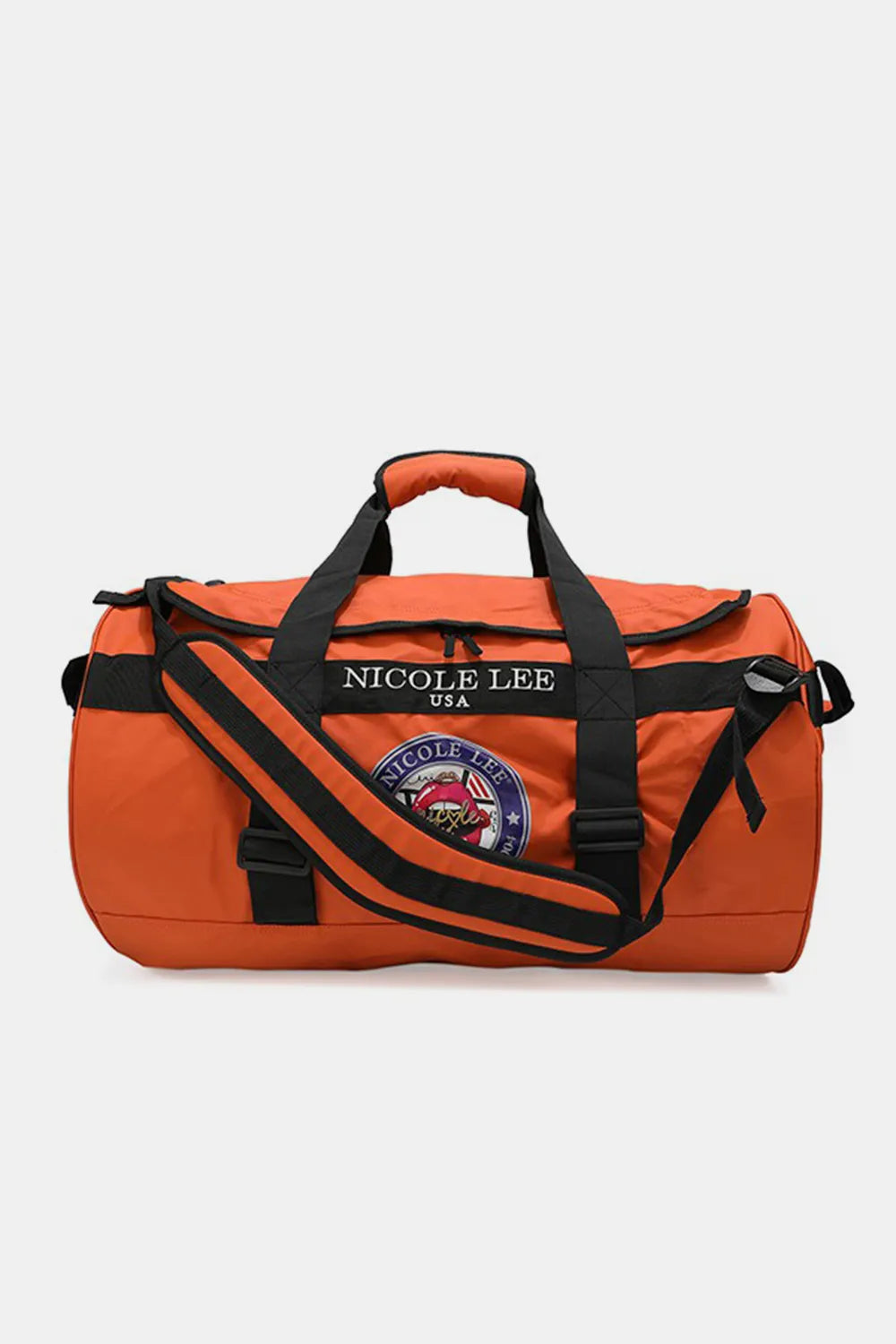 Nicole Lee USA Large Duffel Bag Orange One Size - Fashorio
