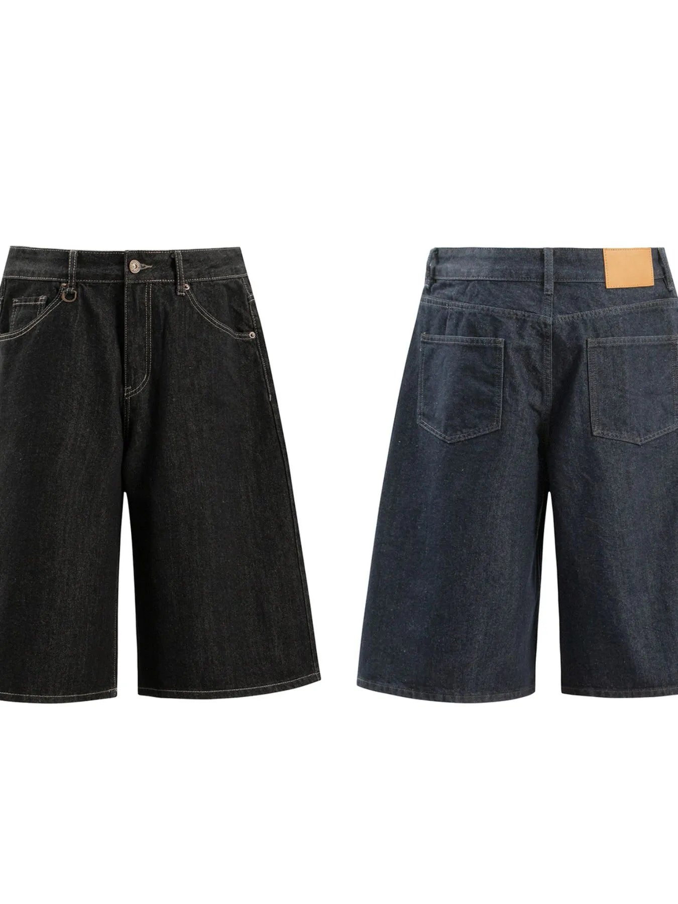 Men's Pocketed Loose Fit Denim Shorts - Fashorio