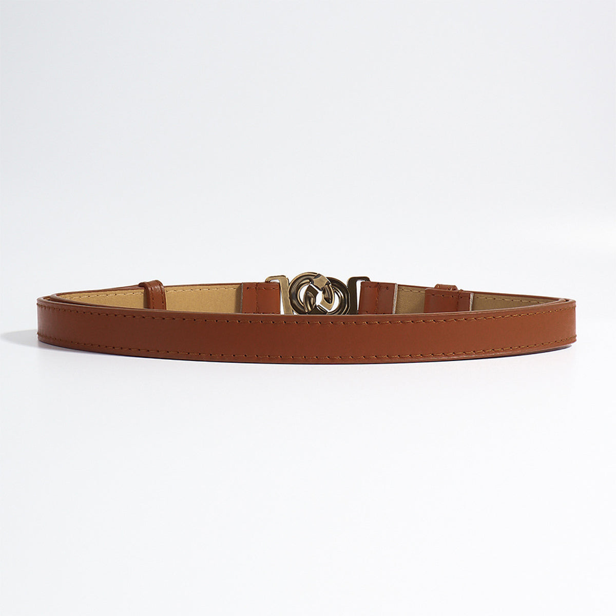 Alloy Buckle PU Belt - Fashorio