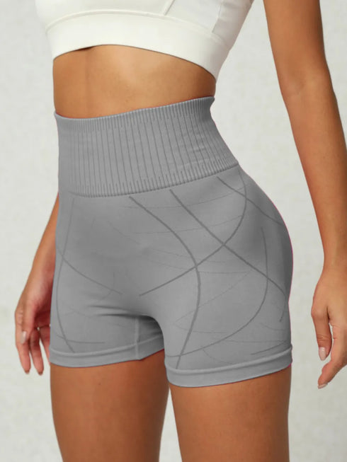 High Waist Active Shorts - Fashorio