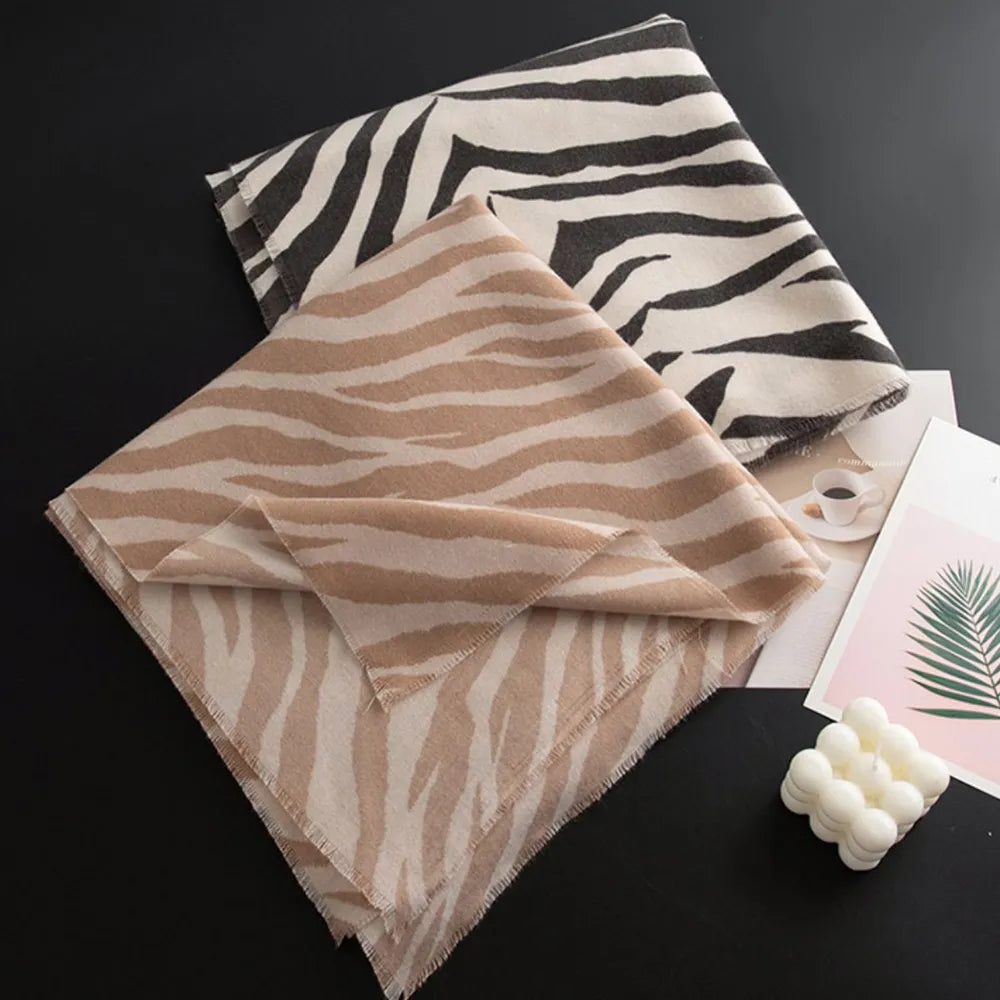 Animal Print Polyester Scarf - Fashorio