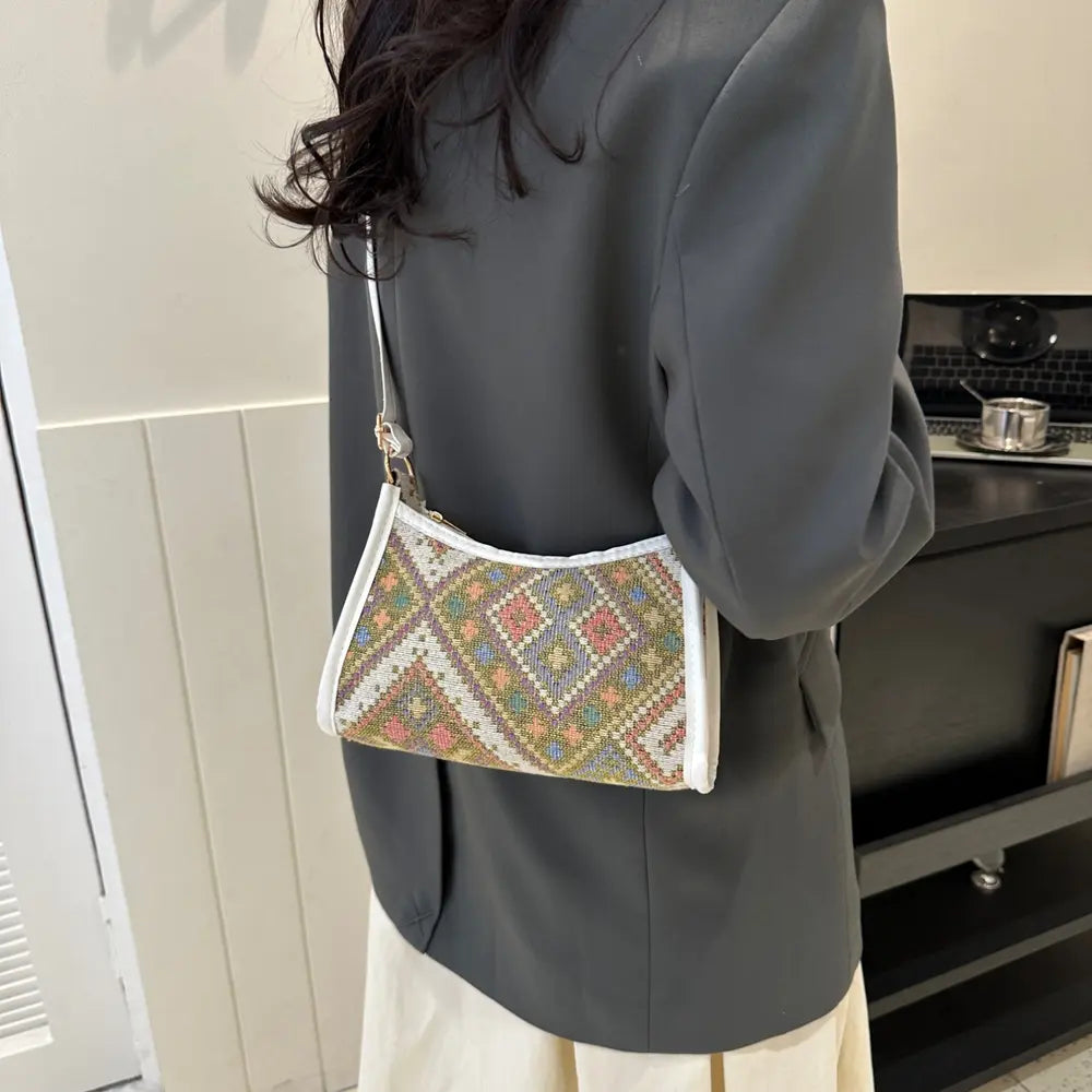 Printed Crossbody Bag - Fashorio