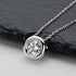 1 Carat Moissanite 925 Sterling Silver Necklace - Fashorio