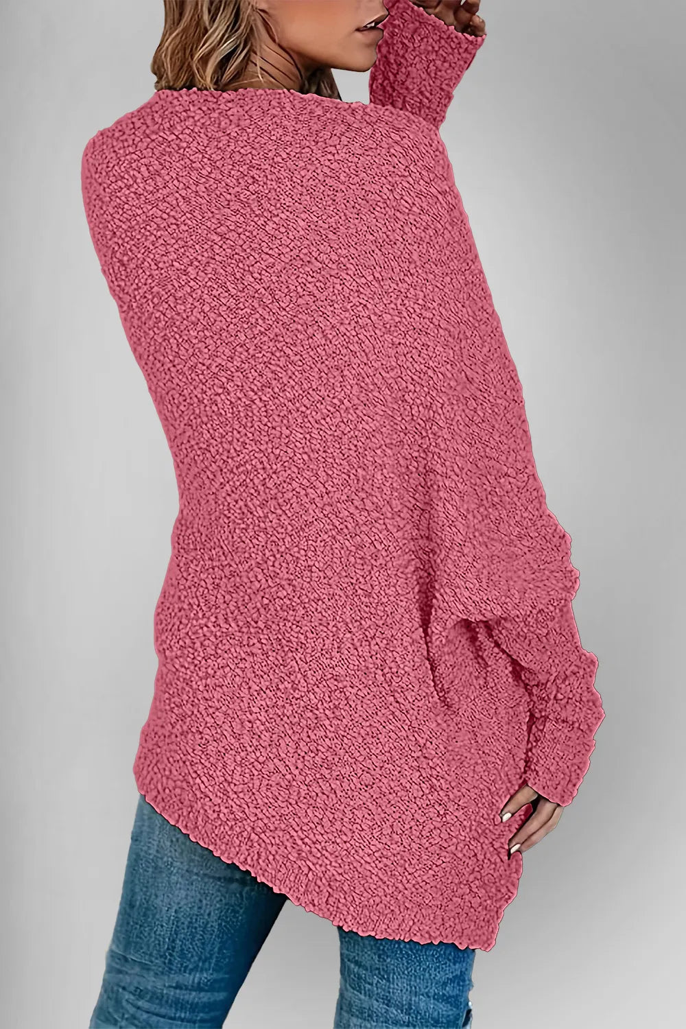 Double Take Pocketed Open Front Long Sleeve Cardigan - Fashorio