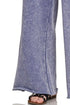 Zenana Acid Wash Fleece Palazzo Sweatpants with Pockets - Fashorio