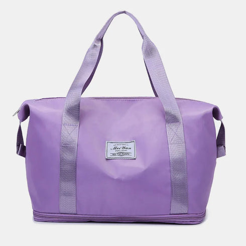 Oxford Cloth Oversize Travel Bag Vivid Violet One Size - Fashorio
