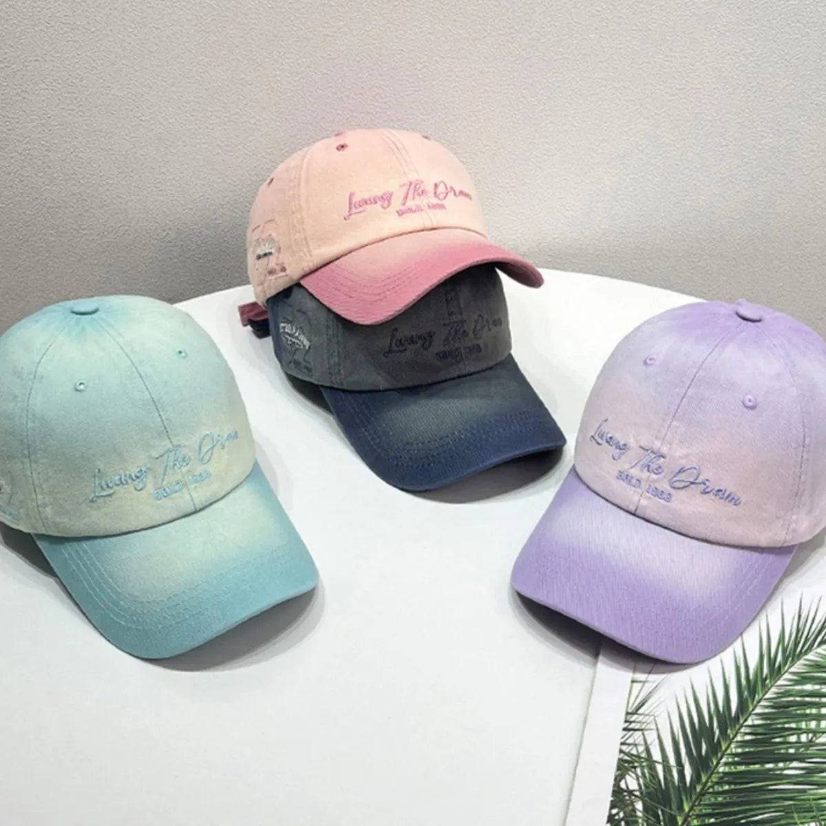 Embroidered Adjustable Cotton Baseball Cap - Fashorio
