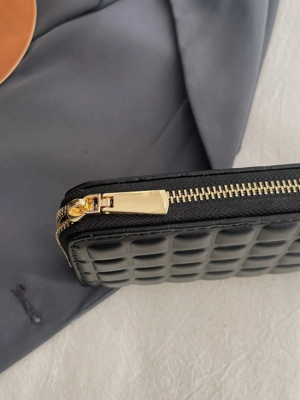 PU Leather Solid Color Wallet - Fashorio