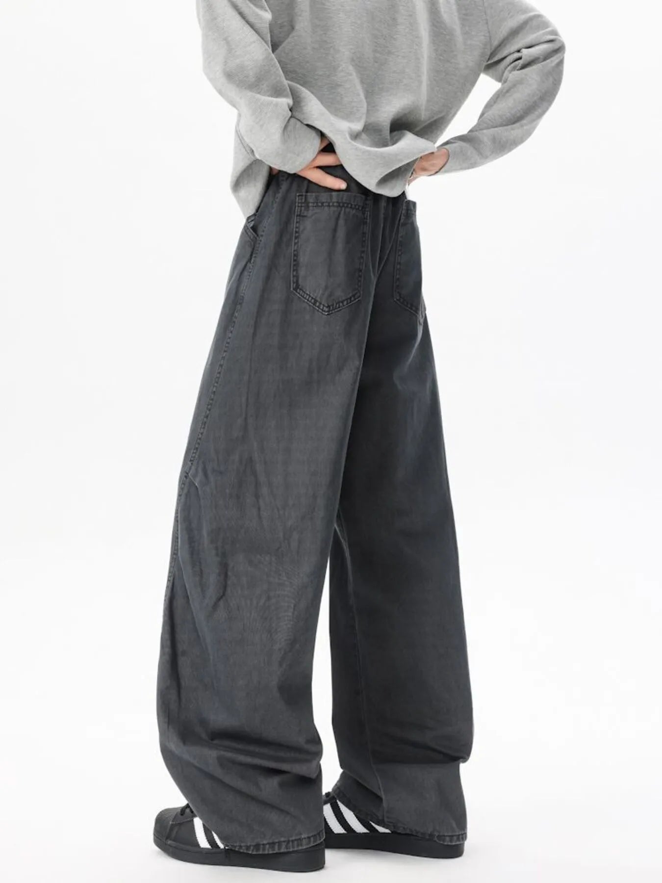 Men's Wide Leg Jeans - Fashorio
