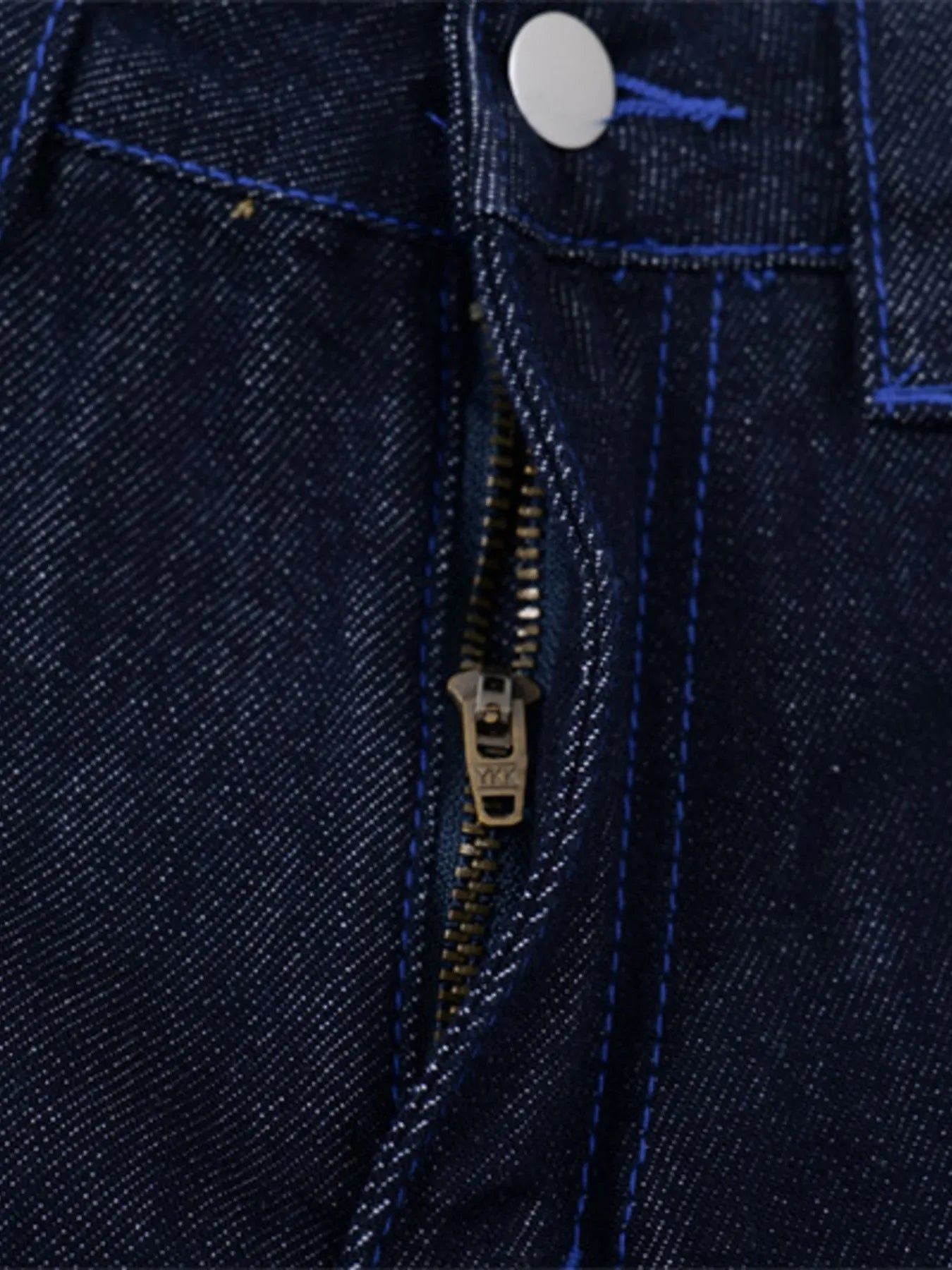 Men's Embroidered Wash Denim Shorts - Fashorio
