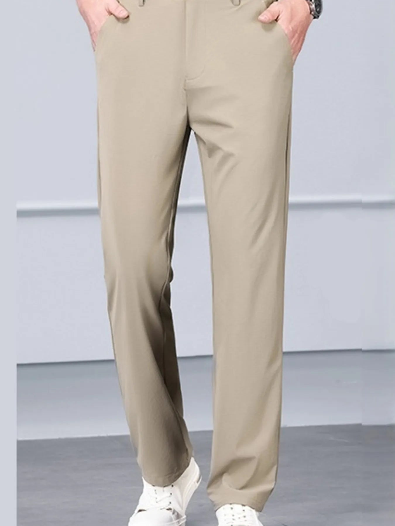 Men's Loose Fit Pants Khaki - Fashorio