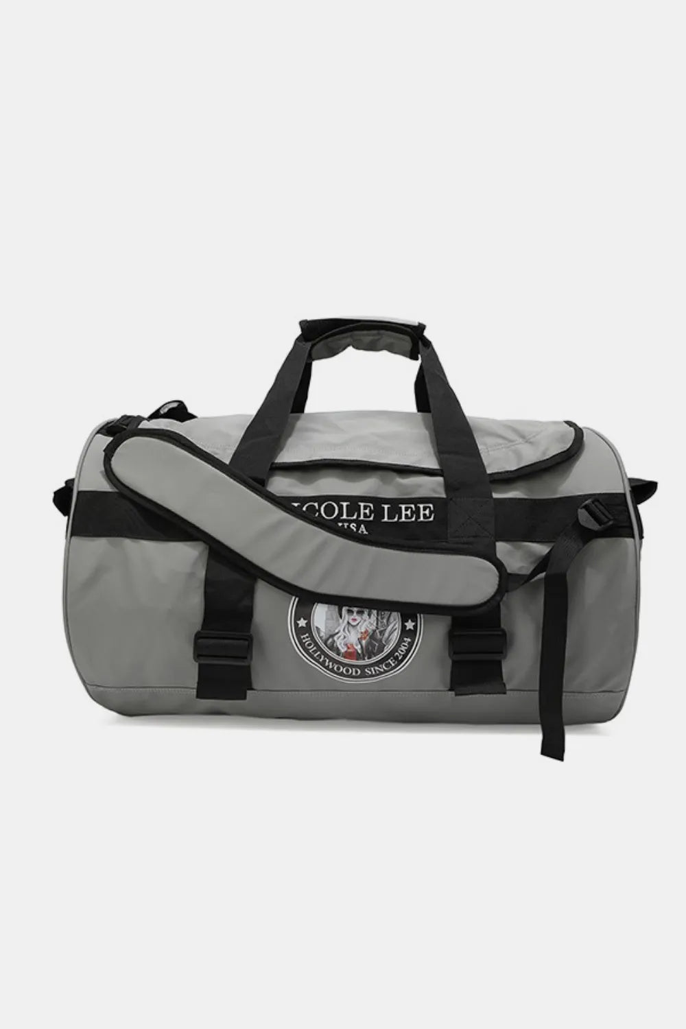 Nicole Lee USA Large Duffel Bag Grey One Size - Fashorio