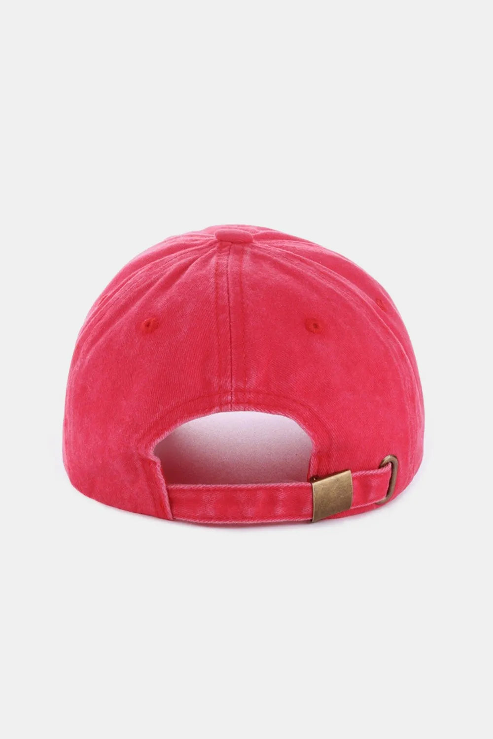 Zenana Washed Embroidered City Baseball Cap - Fashorio