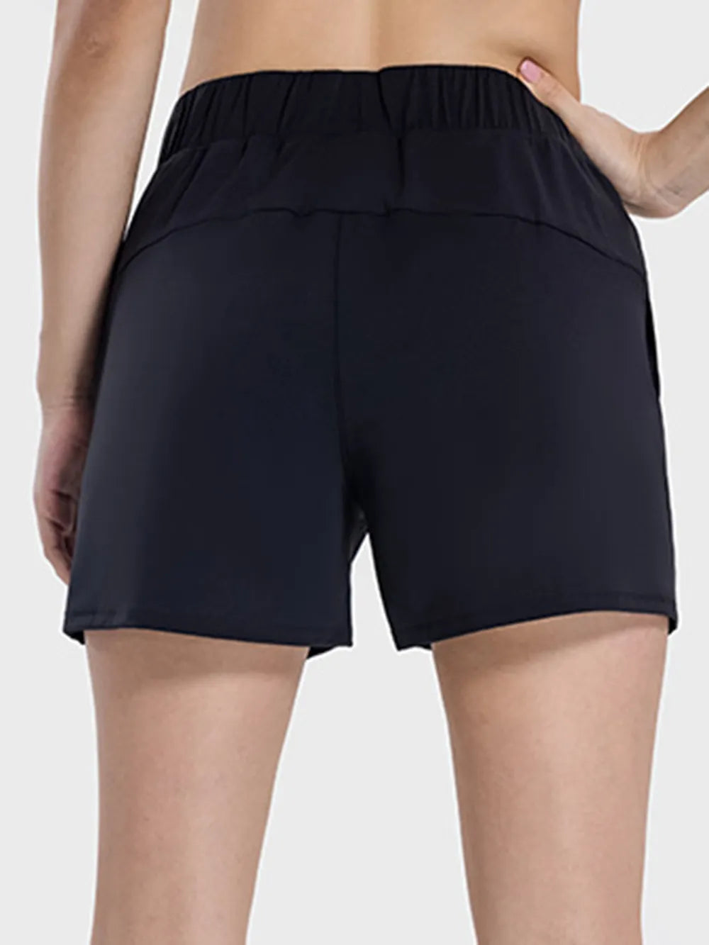 Millennia Elastic Waist Active Shorts - Fashorio