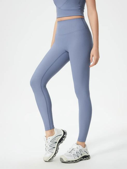 Millennia High Waist Active Leggings Light Blue - Fashorio