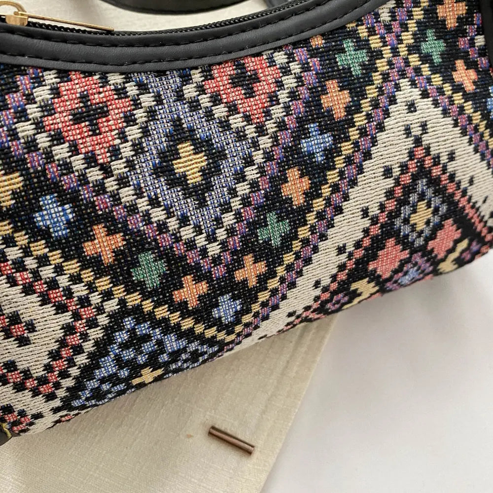 Printed Crossbody Bag - Fashorio