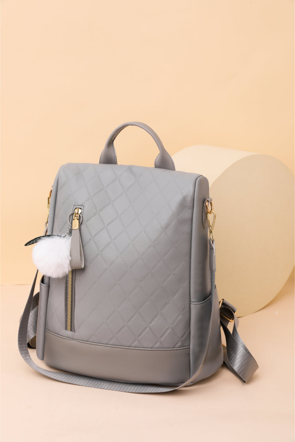 Pum-Pum Zipper Backpack - Fashorio
