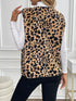Leopard Fleece Vest Coat with Pockets - Fashorio