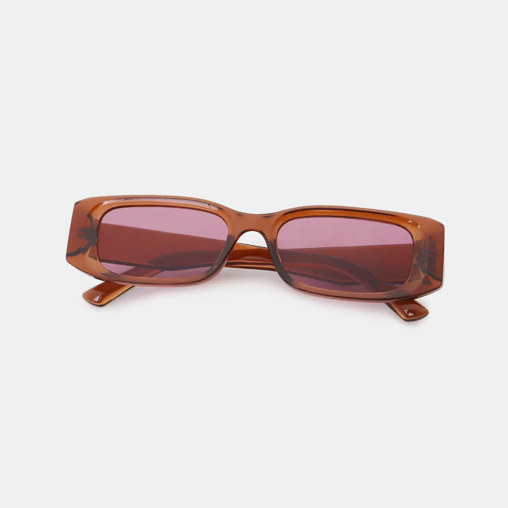 Polycarbonate Frame Rectangle Sunglasses - Fashorio