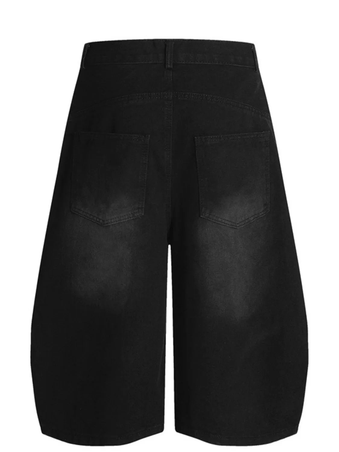 Men's Striped Loose Fit Denim Shorts - Fashorio