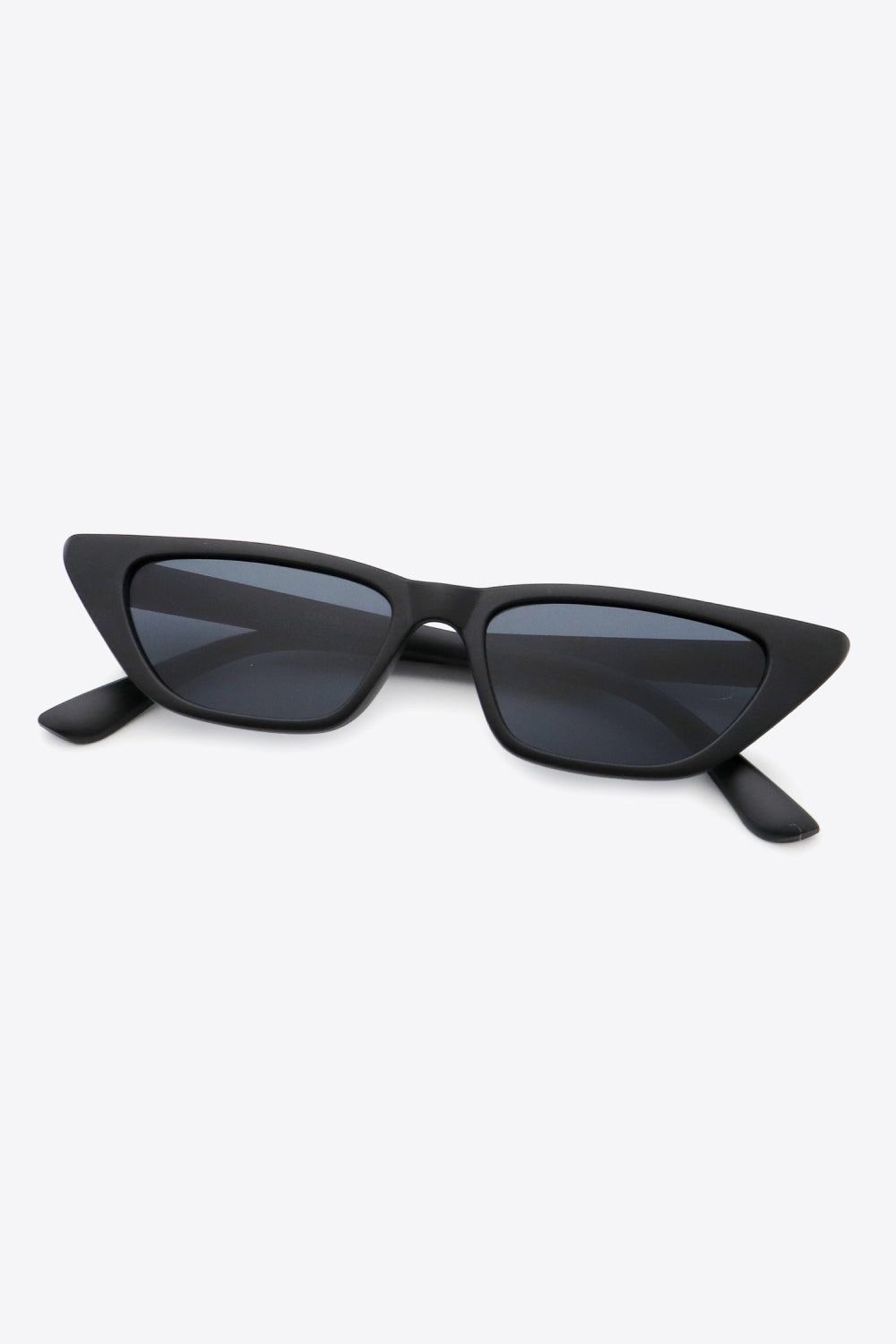 UV400 Polycarbonate Cat Eye Sunglasses Black One Size - Fashorio