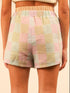 Striped High-Waist Shorts - Fashorio