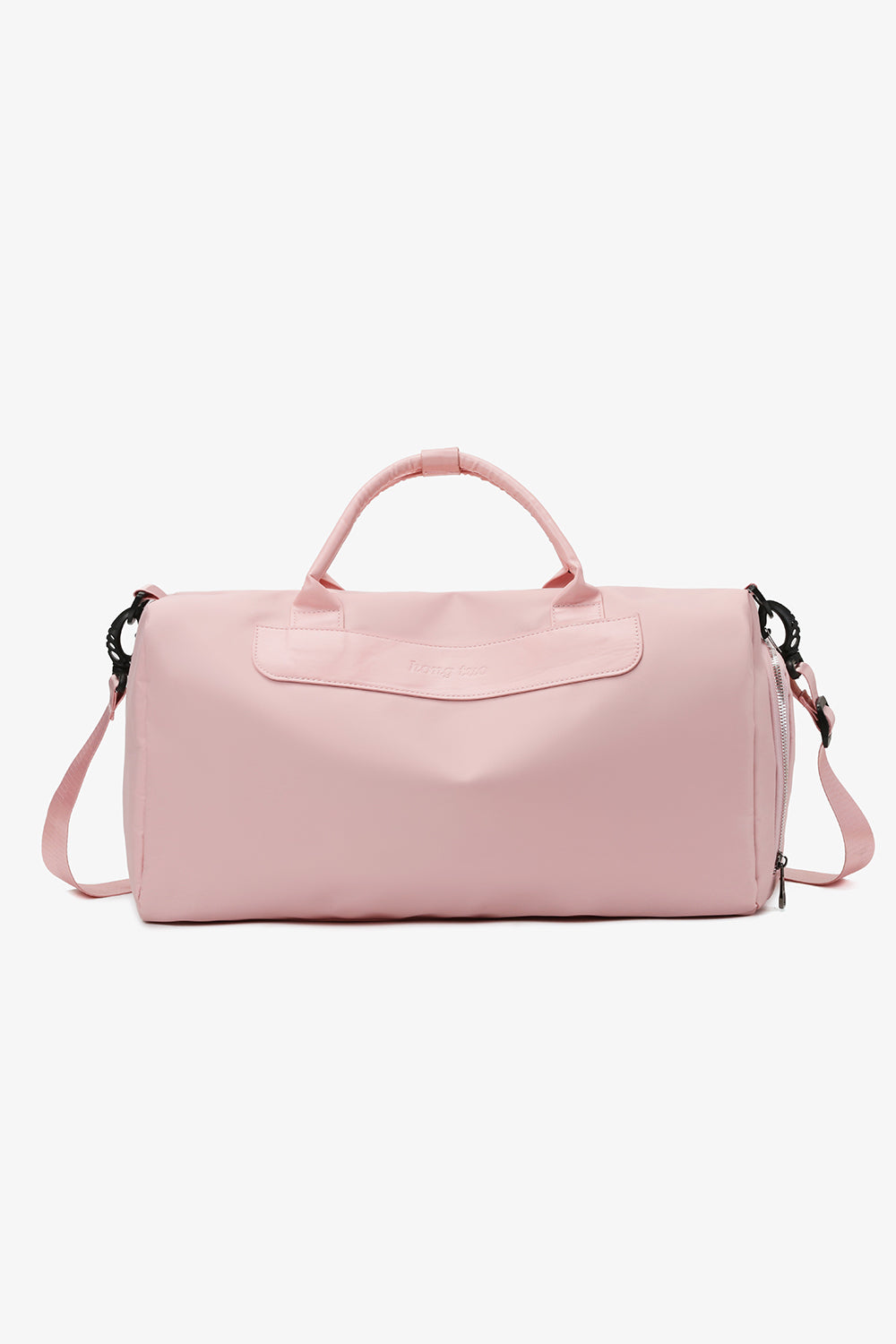 Nylon Crossbody Bag Blush Pink One Size - Fashorio