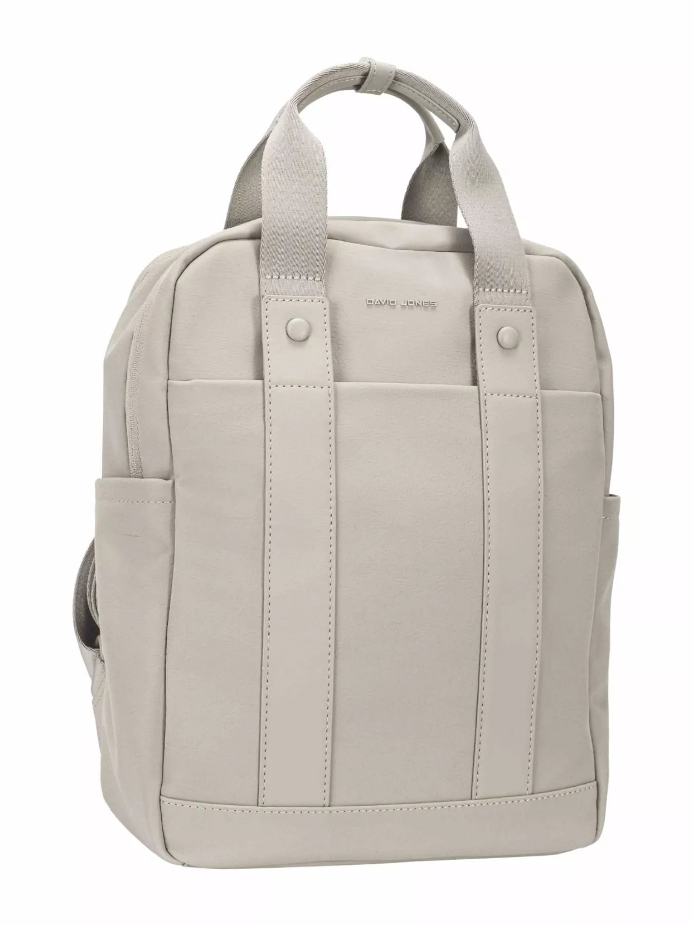 David Jones Canvas Backpack Bag with Dual Handle ABBEY STONE One Size - Fashorio