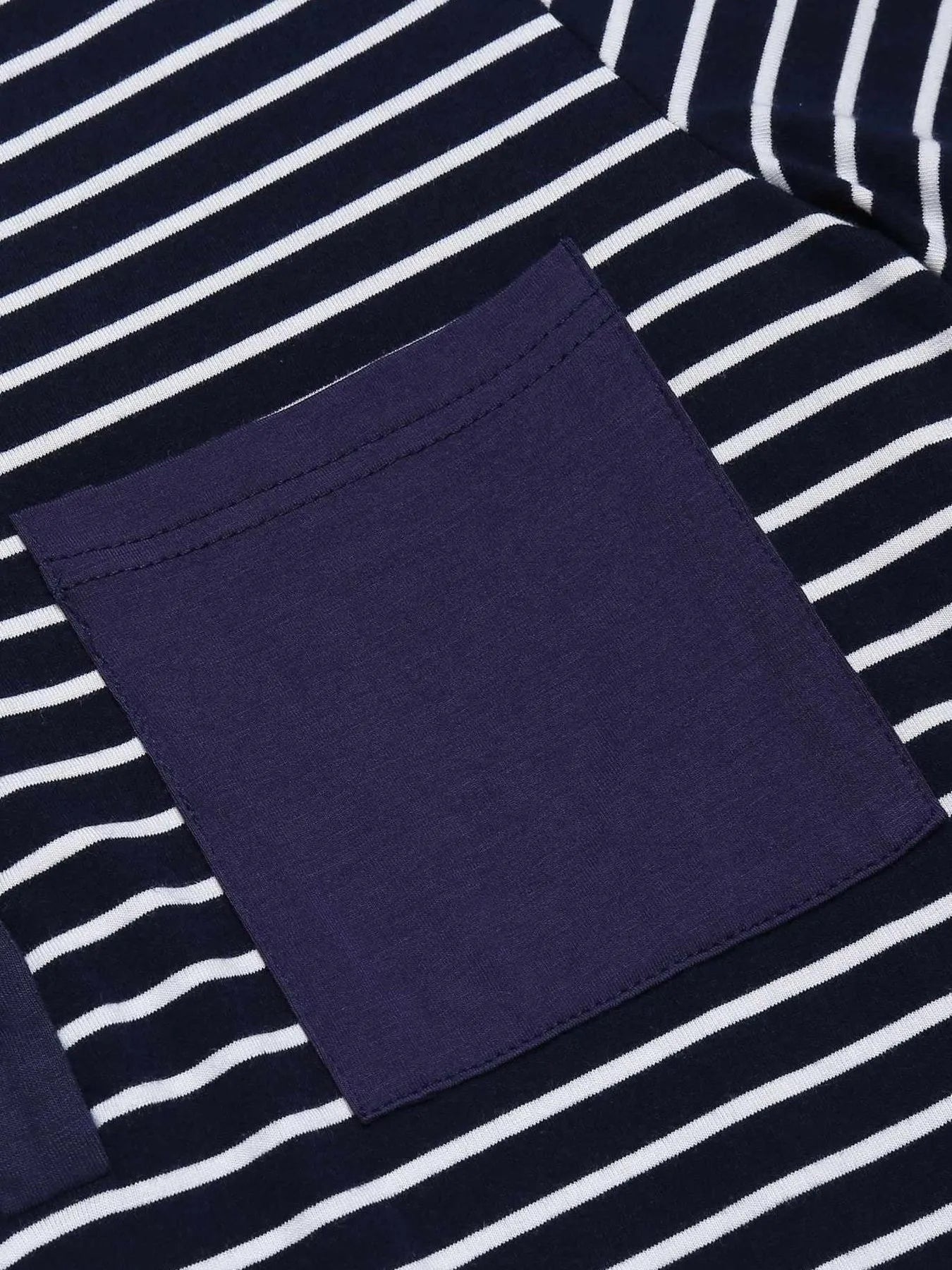 Striped Long Sleeve Lounge Dress - Fashorio
