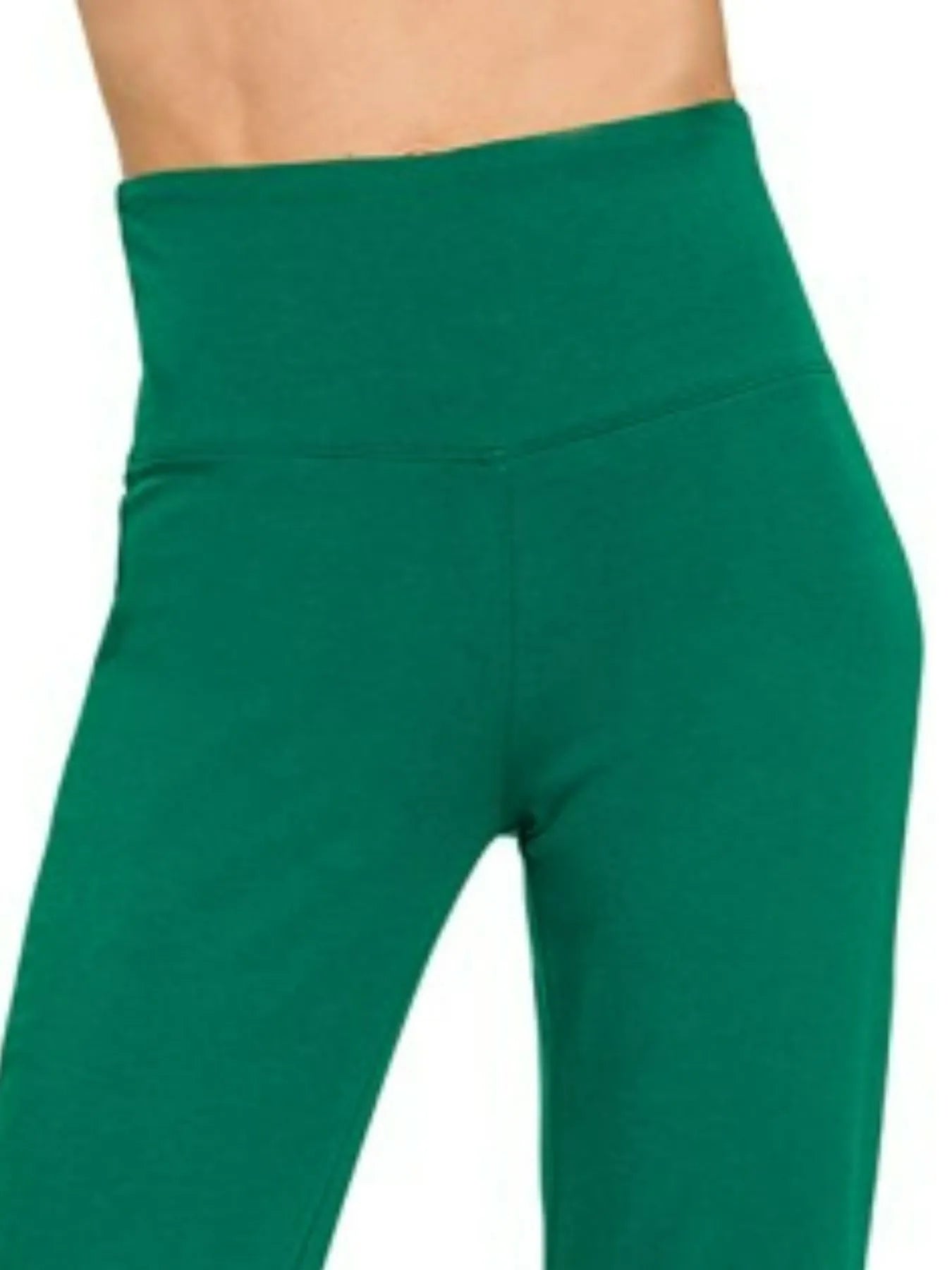 Zenana Wide Waistband Yoga Flare Pants - Fashorio