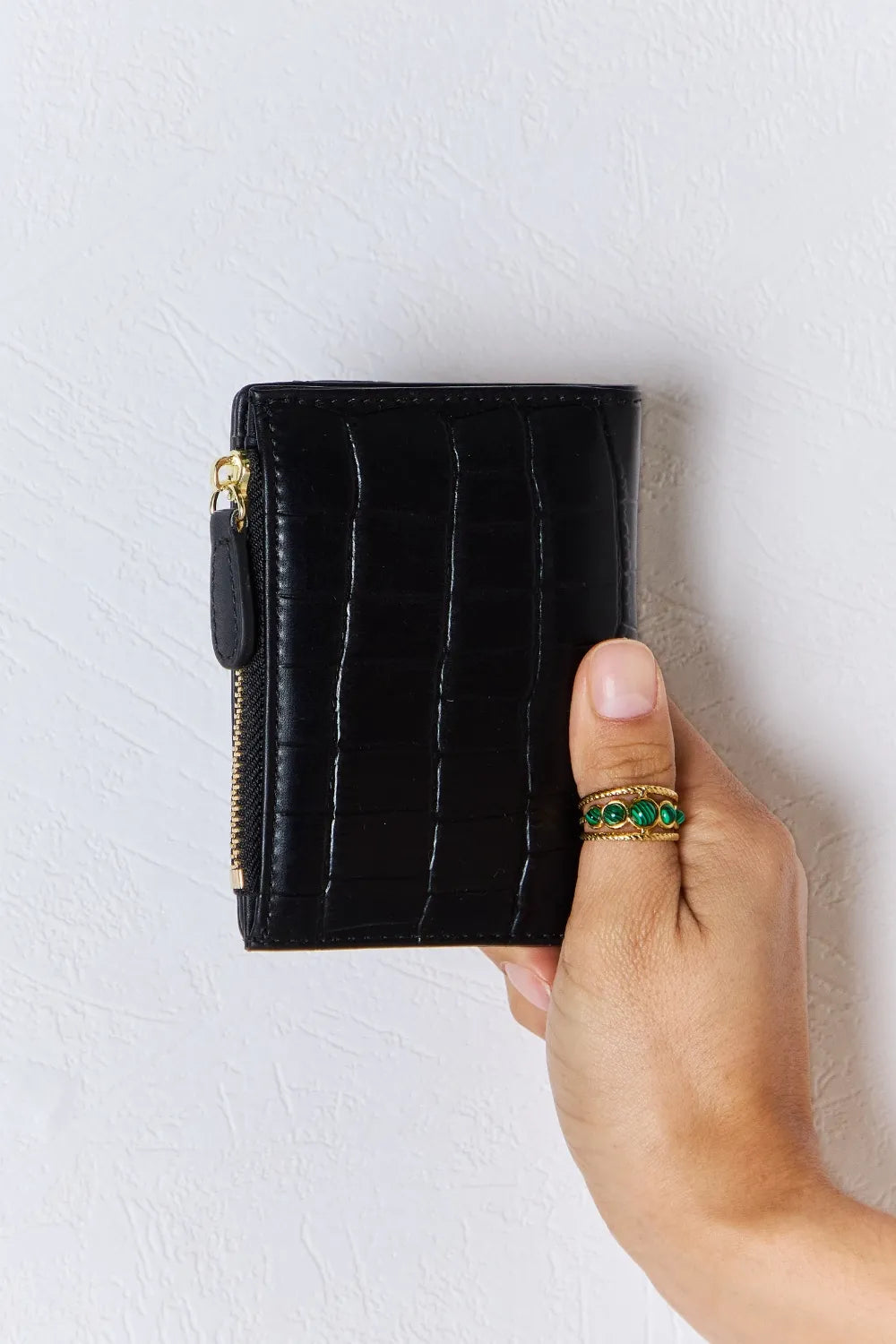 David Jones Texture PU Leather Mini Wallet - Fashorio