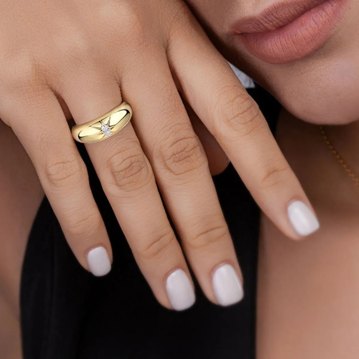 925 Sterling Silver Moissanite Ring - Fashorio
