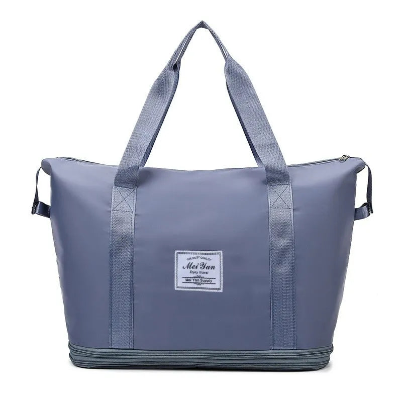 Oxford Cloth Travel Bag Dusty Blue One Size - Fashorio