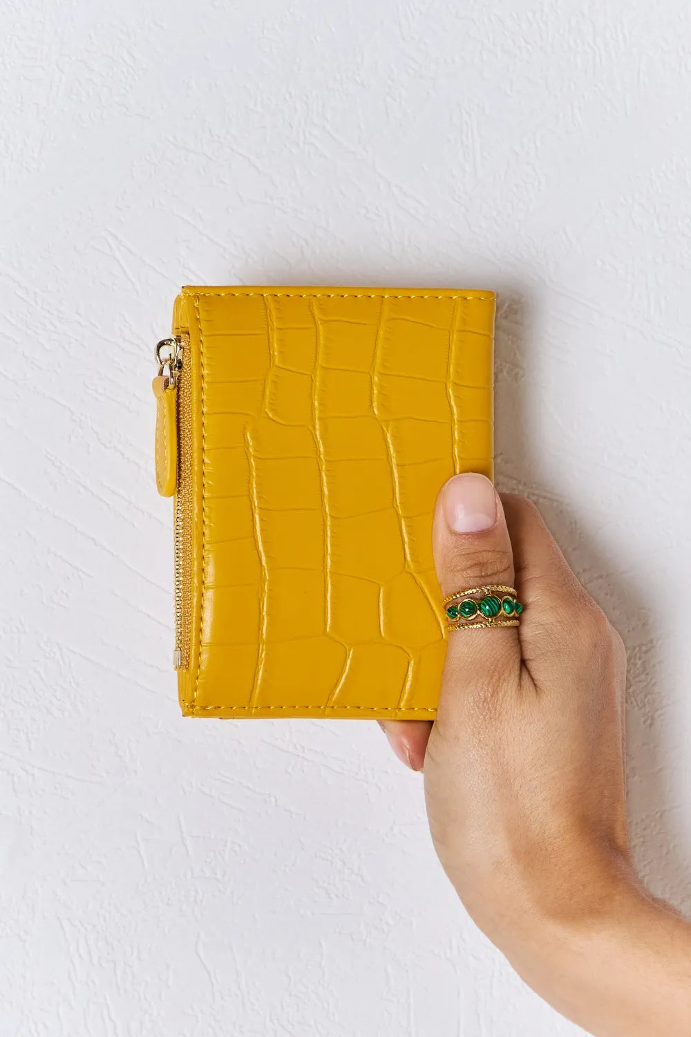 David Jones Texture PU Leather Mini Wallet - Fashorio