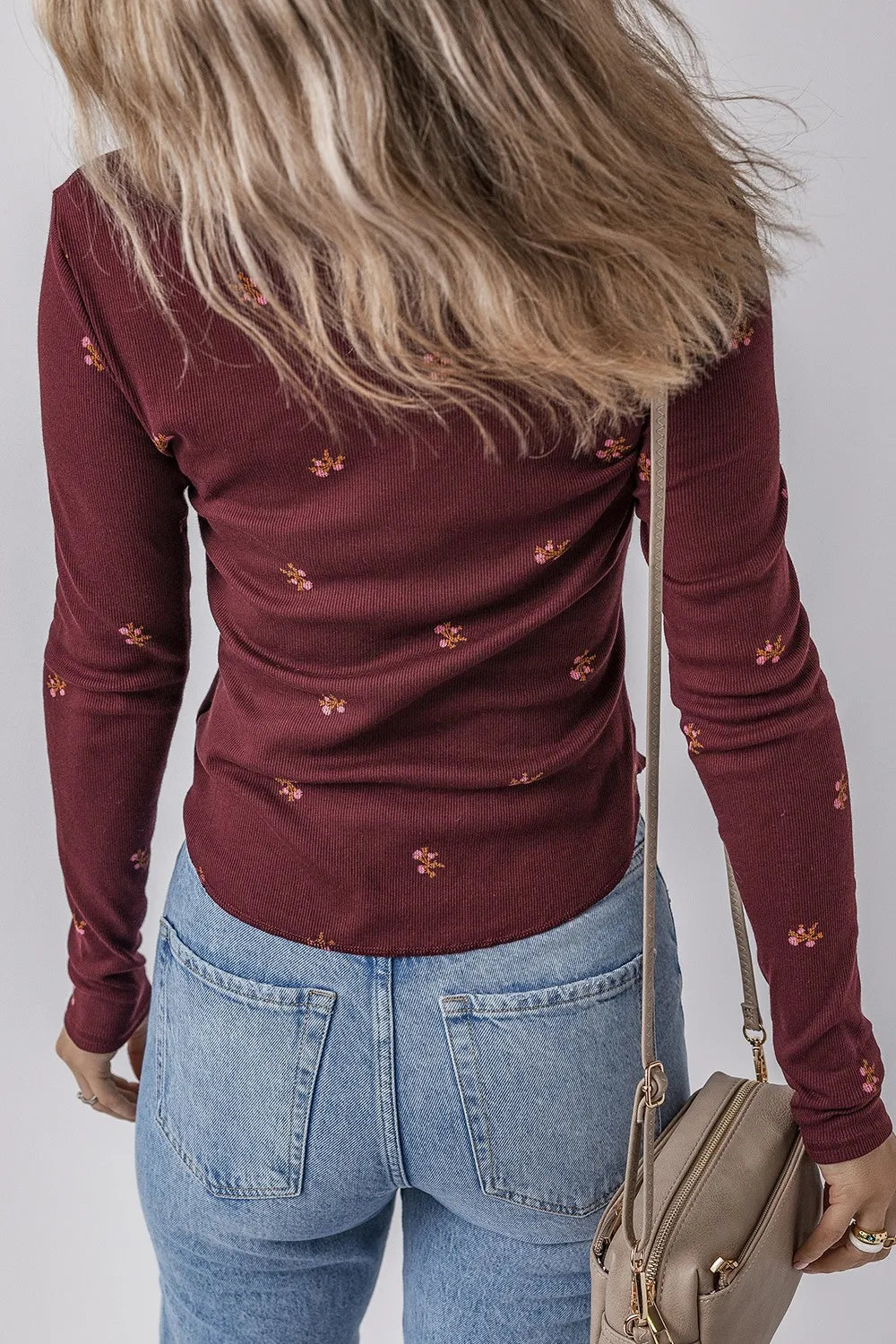 Floral Long Sleeve T-Shirt - Fashorio