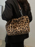 Faux Fur Leopard Shoulder Bag - Fashorio