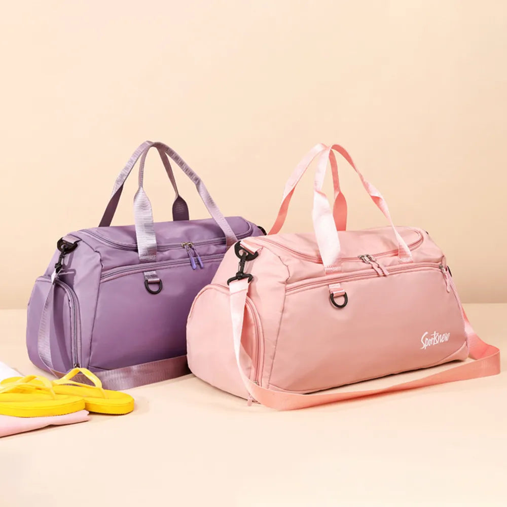 Multi Pockets Nylon Travel Bag - Fashorio