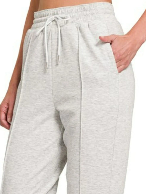Zenana Drawstring Sweatpants with Pockets - Fashorio
