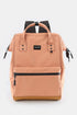 Himawari Waterproof Canvas Travel Backpack Bag with USB Port Coral One Size - Fashorio