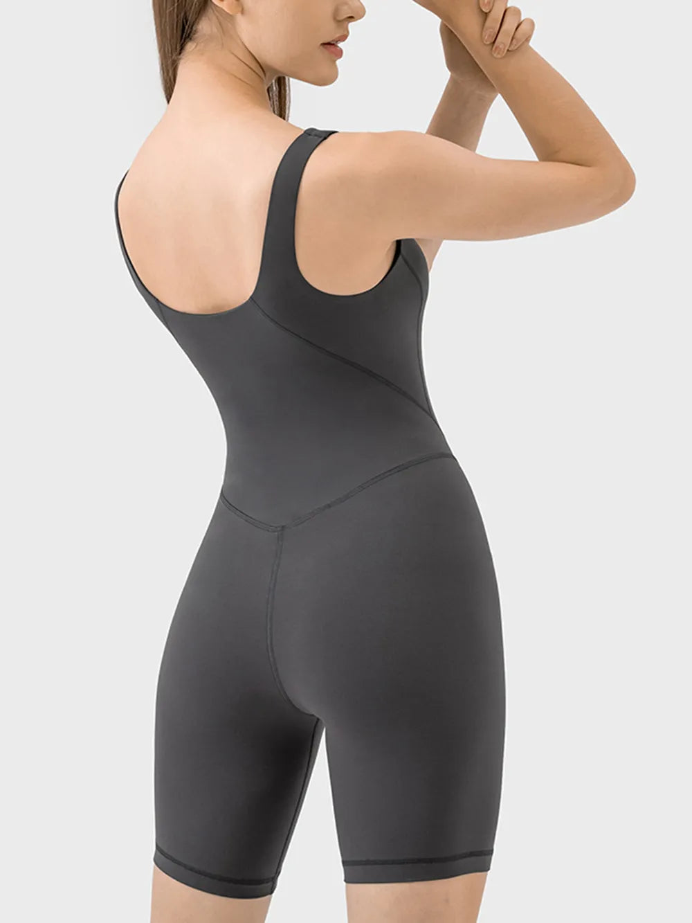 Millennia Wide Strap Active Romper - Fashorio