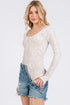 Ces Femme Velvet Floral Long Sleeve Bodysuit - Fashorio