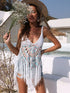 Crochet Fringe Beach Cover Up - Fashorio