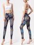Printed High Waist Active Leggings - Fashorio