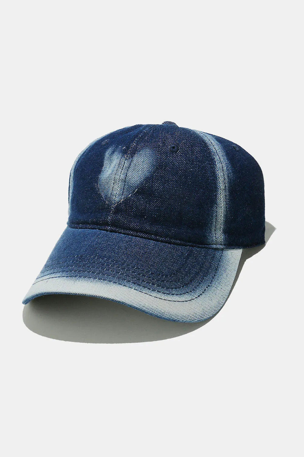 Heart Cotton Baseball Cap Navy One Size - Fashorio