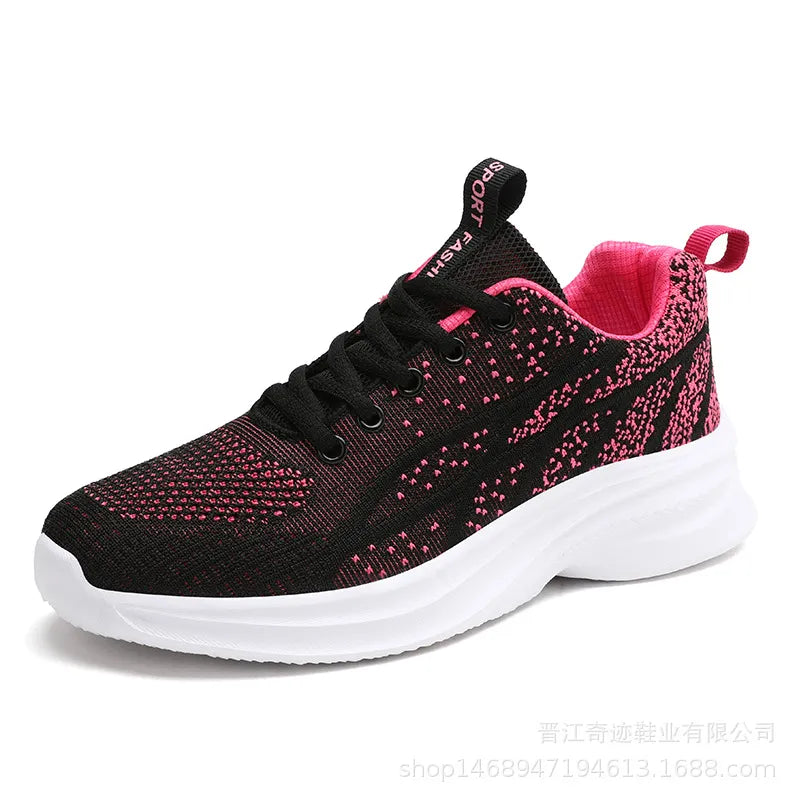 Breathable Mesh Lace Up Athletic - Fashorio
