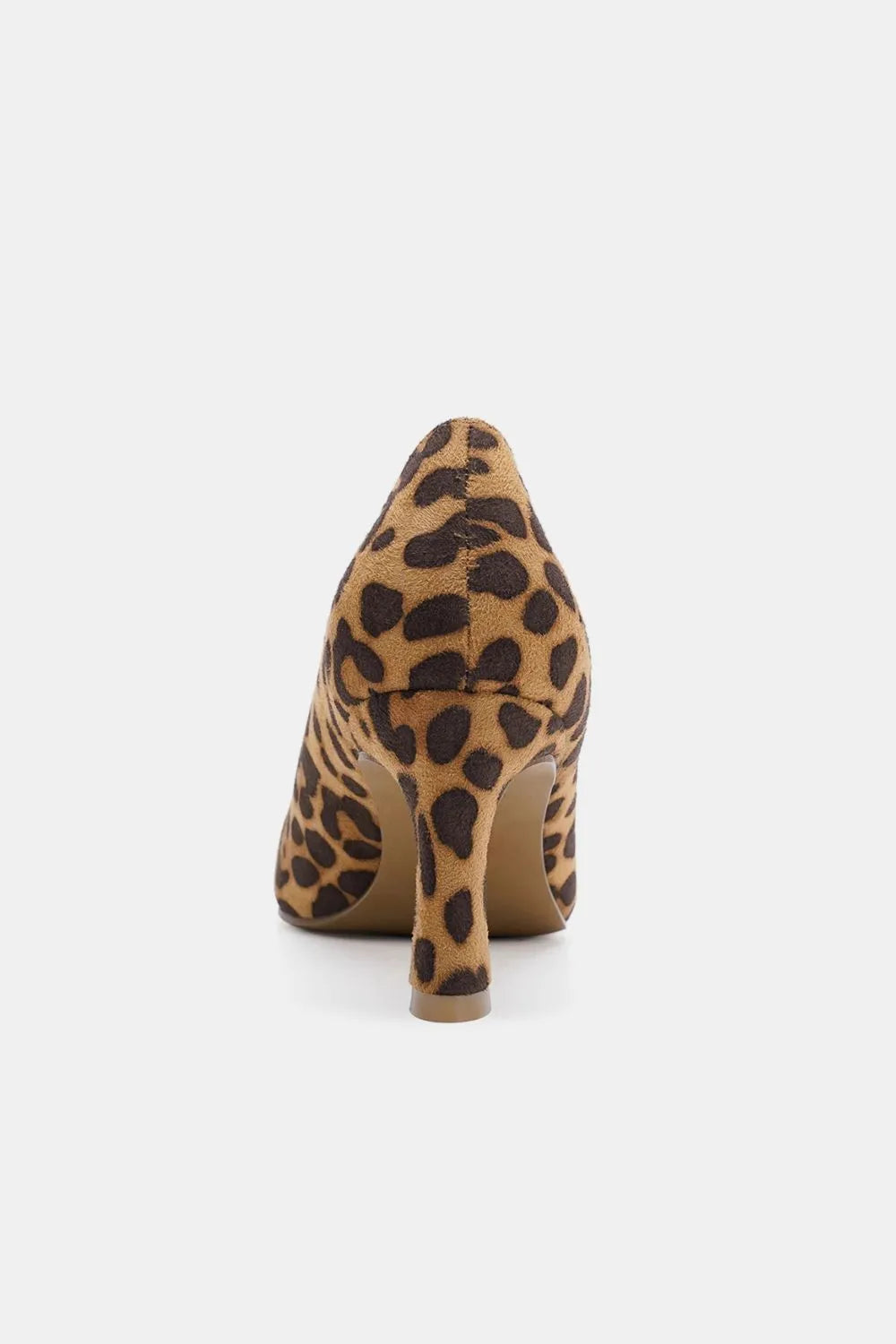 Beast Fashion Faux Suede Leopard Point Toe Pumps - Fashorio