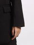 Pearl Detail Flower Lapel Collar Blazer - Fashorio